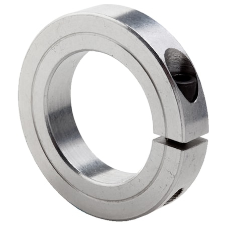 1 ID Split Recessed Screw Collar, Al